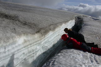 slip crevasse