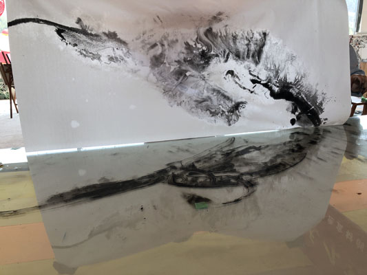 pulling monoprint